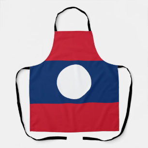 Laos Flag Apron
