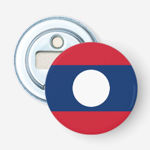 Laos Flag Bottle Opener