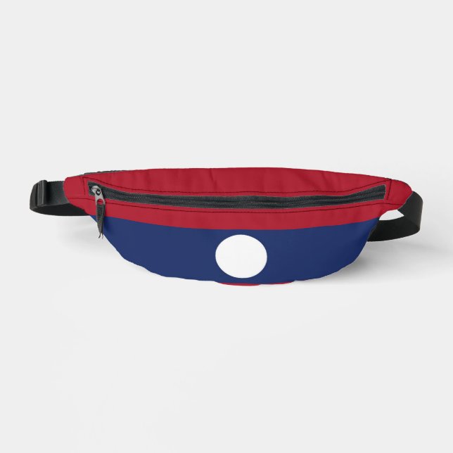 Laos flag bum bags (Front)