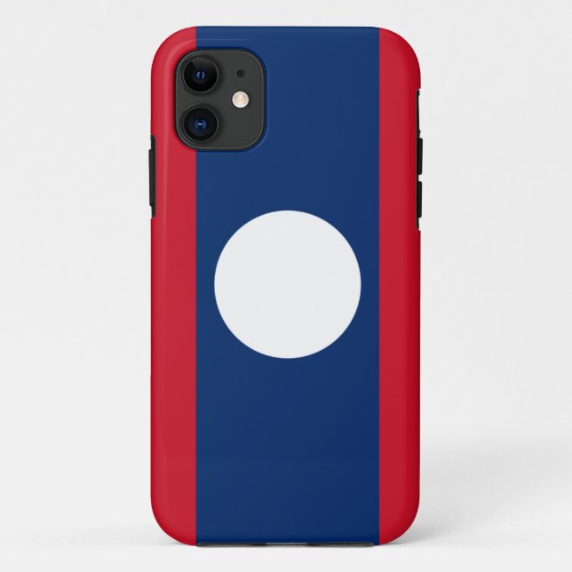 Laos Flag Case-Mate iPhone Case (Back)