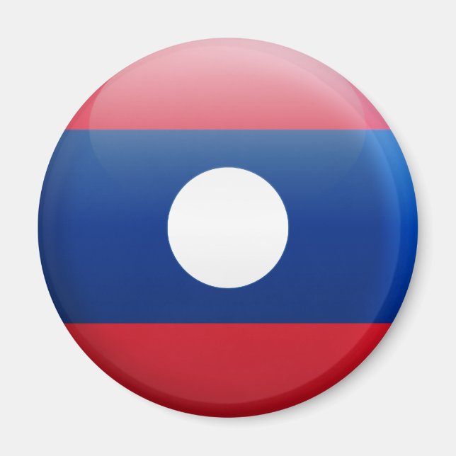 Laos Flag Magnet (Front)