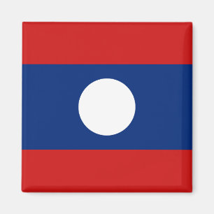 Laos Flag Magnet