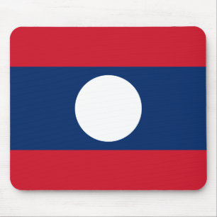 Laos Flag Mouse Mat