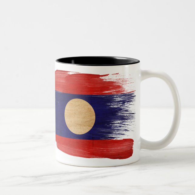 Laos Flag Mug (Right)