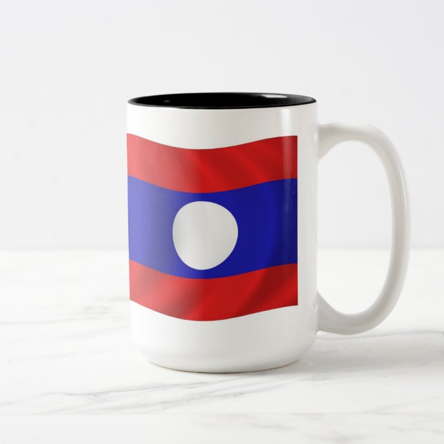 Laos Flag Mug (Right)