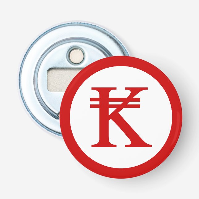 Laos Kip Lao / Laotian Money Sign Bottle Opener (Front)