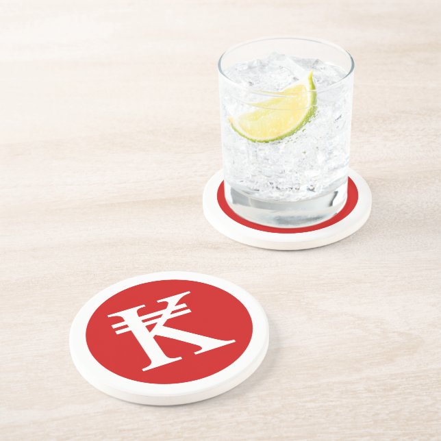 Laos Kip Lao / Laotian Money Sign Coaster (Side)