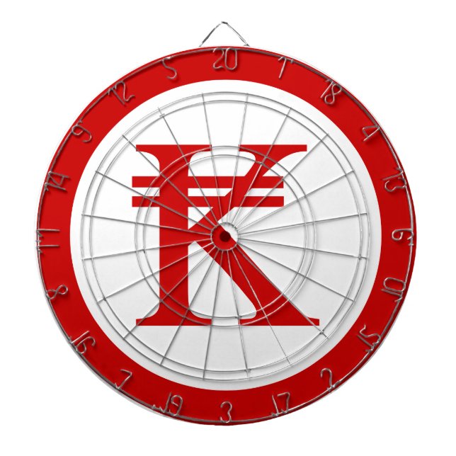 Laos Kip Lao / Laotian Money Sign Dartboard (Front)