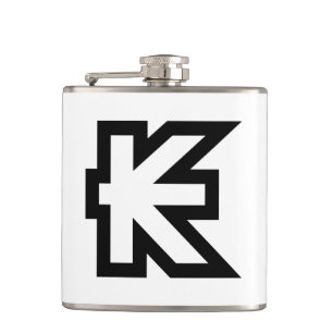 Laos Kip Lao / Laotian Money Sign Hip Flask