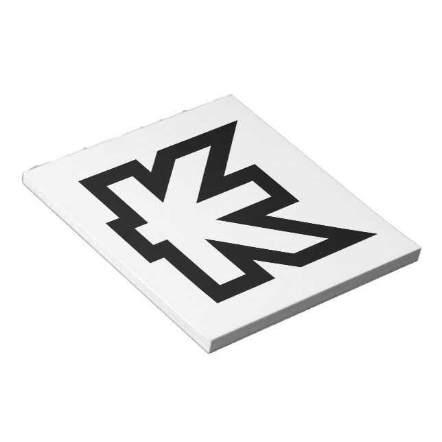 Laos Kip Lao / Laotian Money Sign Notepad (Angled)