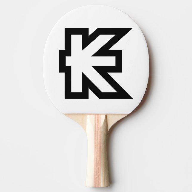 Laos Kip Lao / Laotian Money Sign Ping Pong Paddle (Front)