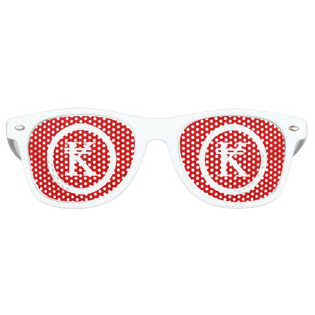Laos Kip Lao / Laotian Money Sign Retro Sunglasses (Front)