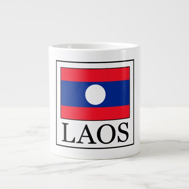 Laos Large Coffee Mug (Front)