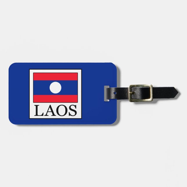 Laos Luggage Tag (Front Horizontal)