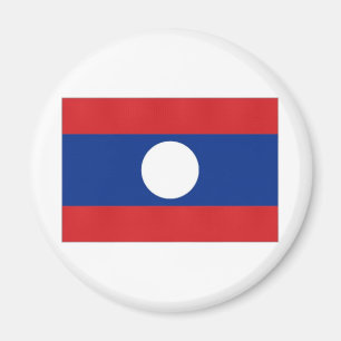 Laos National Flag Magnet