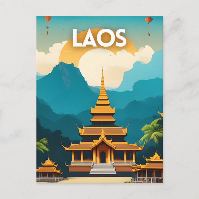 Laos Postcard (Front)