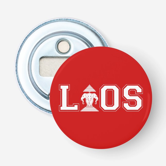 LAOS UNIVERSITY BOTTLE OPENER (Front)