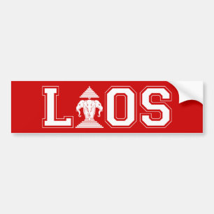 LAOS UNIVERSITY BUMPER STICKER