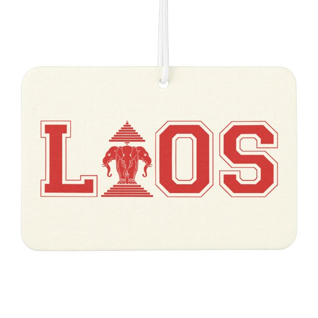 LAOS UNIVERSITY CAR AIR FRESHENER (Front)