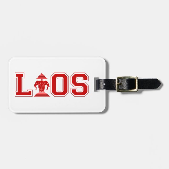 LAOS UNIVERSITY LUGGAGE TAG (Front Horizontal)
