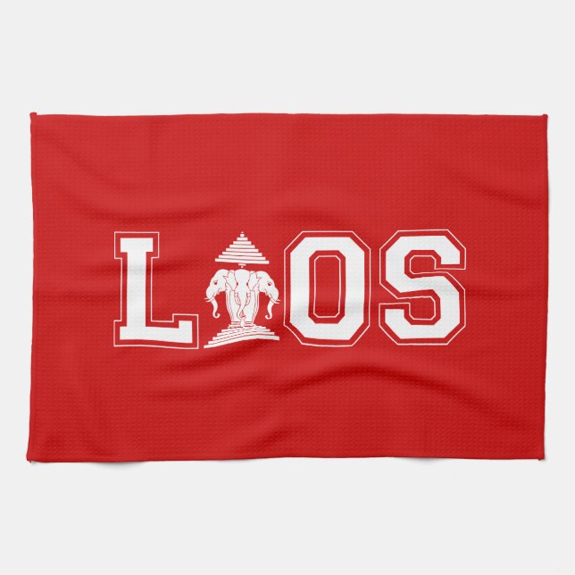 LAOS UNIVERSITY TEA TOWEL (Horizontal)