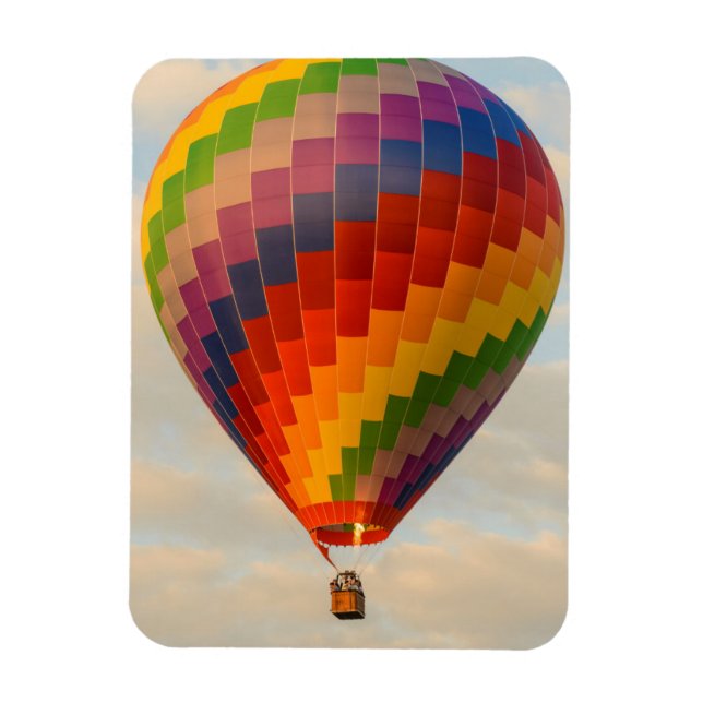 Laos, Vang Vieng. Hot air balloon Magnet (Vertical)