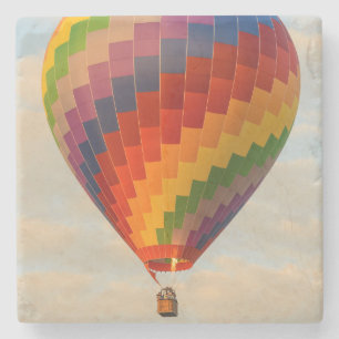 Laos, Vang Vieng. Hot air balloon Stone Coaster