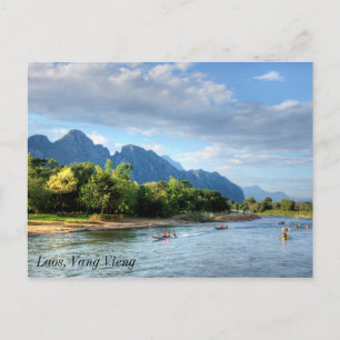Laos, Vang Vieng Postcard