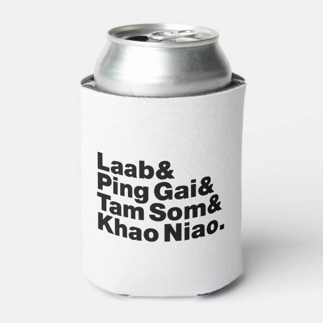 Laotian Street Food Can Cooler (Can Front)