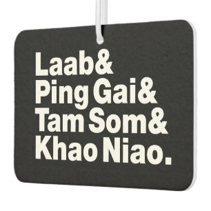 Laotian Street Food Car Air Freshener