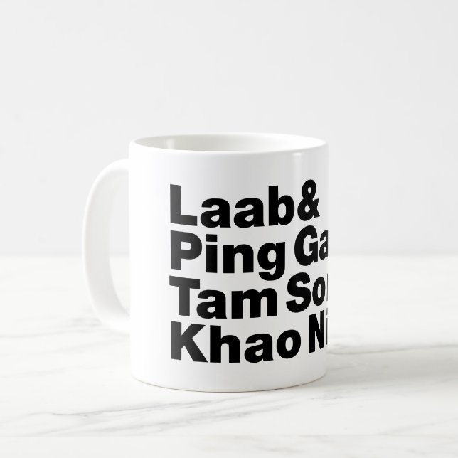 Laotian Street Food Coffee Mug (Front Left)