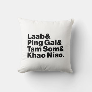 Laotian Street Food Cushion