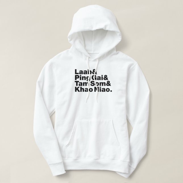 Laotian Street Food Hoodie (Design Front)