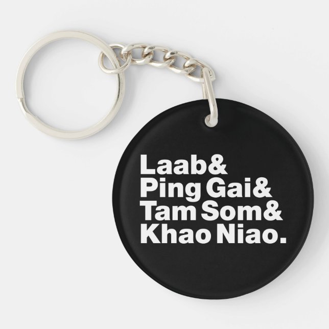 Laotian Street Food Key Ring (Front)