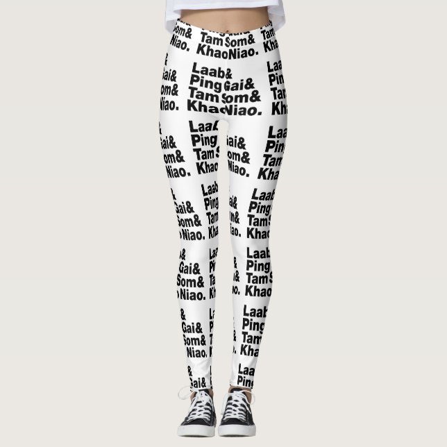 Laotian Street Food Leggings (Front)