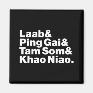 Laotian Street Food Magnet