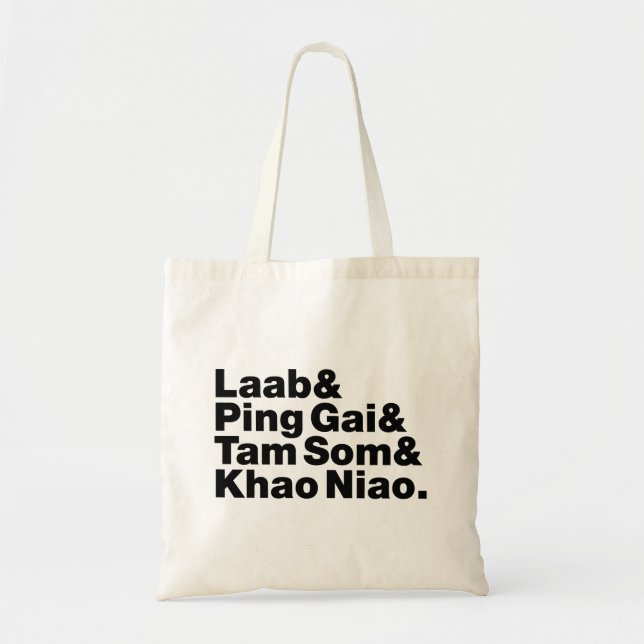 Laotian Street Food Tote Bag (Front)