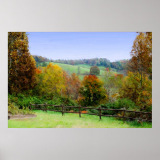 Lap Forest - Fall Painting Poster