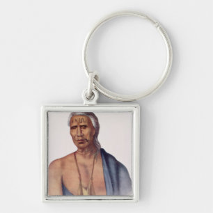 Lap-Pa-Win-Soe, a Delaware Chief Key Ring