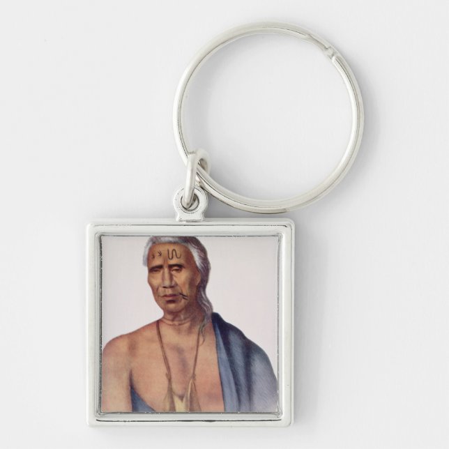 Lap-Pa-Win-Soe, a Delaware Chief Key Ring (Front)