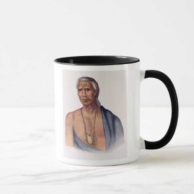 Lap-Pa-Win-Soe, a Delaware Chief Mug (Right)