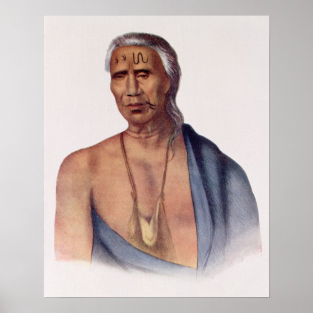 Lap-Pa-Win-Soe, a Delaware Chief Poster (Front)