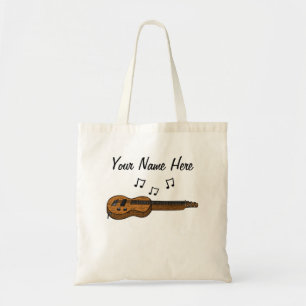 Lap Steel Guitar Custom Tote Bag Slide Guitarist