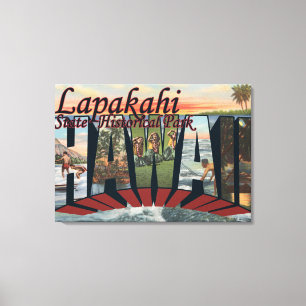 Lapakahi State Historical Park, Hawaii Canvas Print