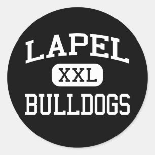 Lapel - Bulldogs - High School - Lapel Indiana Classic Round Sticker