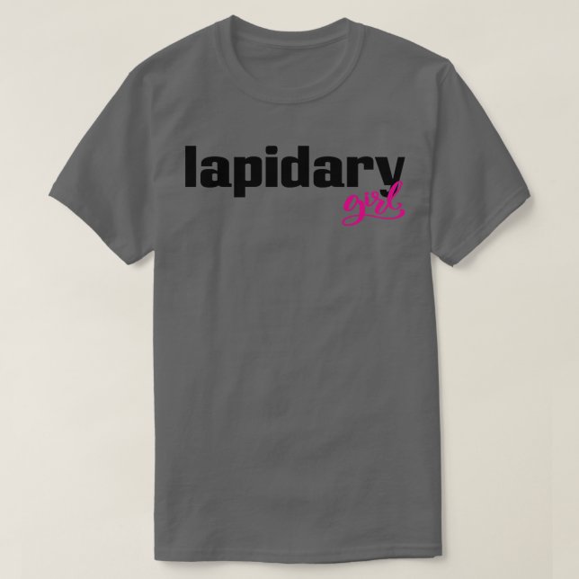 Lapidary Girl T-Shirt (Design Front)