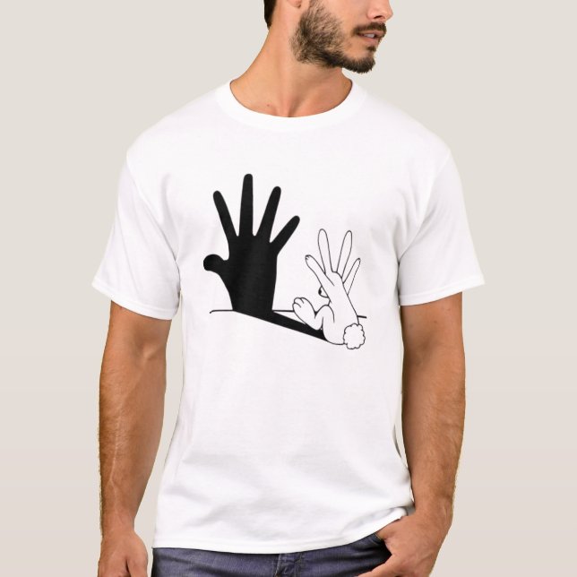Lapin main ombre T-Shirt (Front)