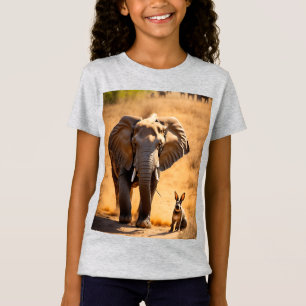 Lapin Photographe et Boxer en Safari – Aventure en T-Shirt