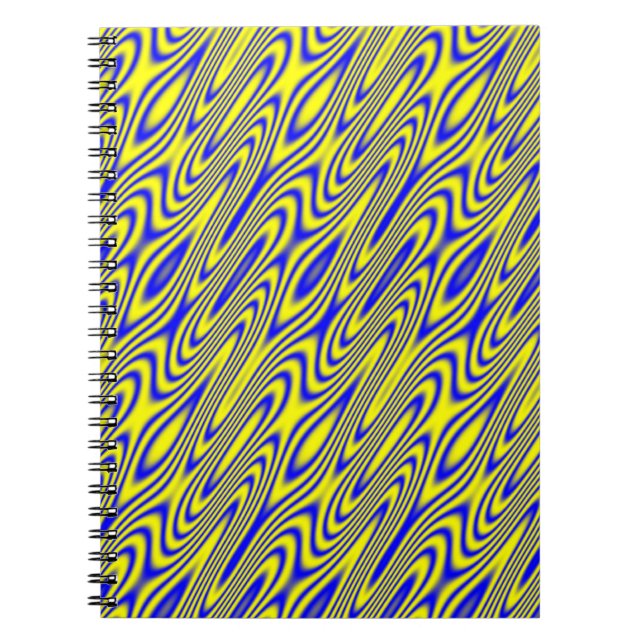 Lapis Lasuli Swirlies Notebook (Front)