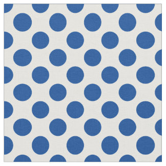 Lapis Polka Dot Fabric